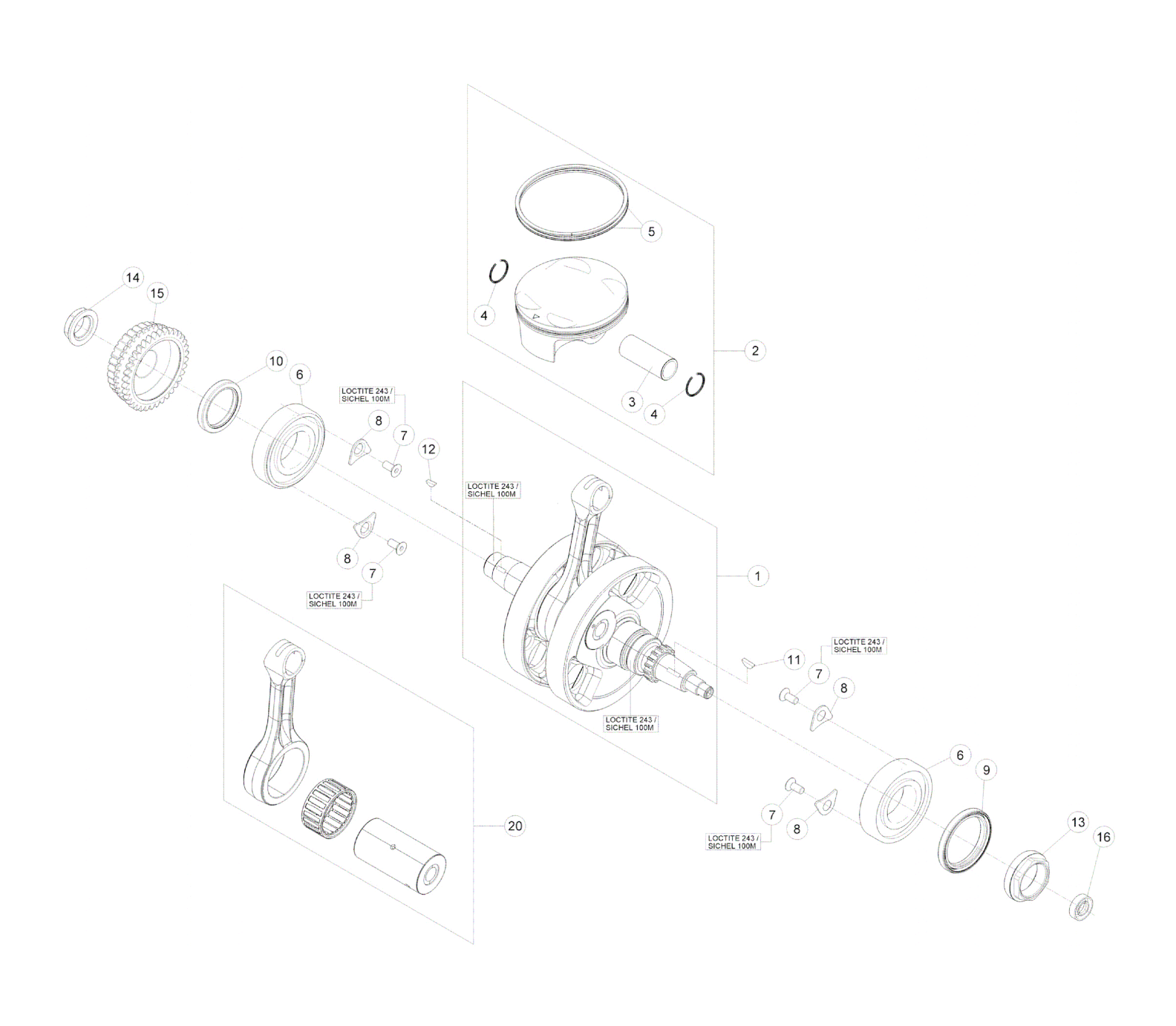 CRANKSHAFT - PISTON