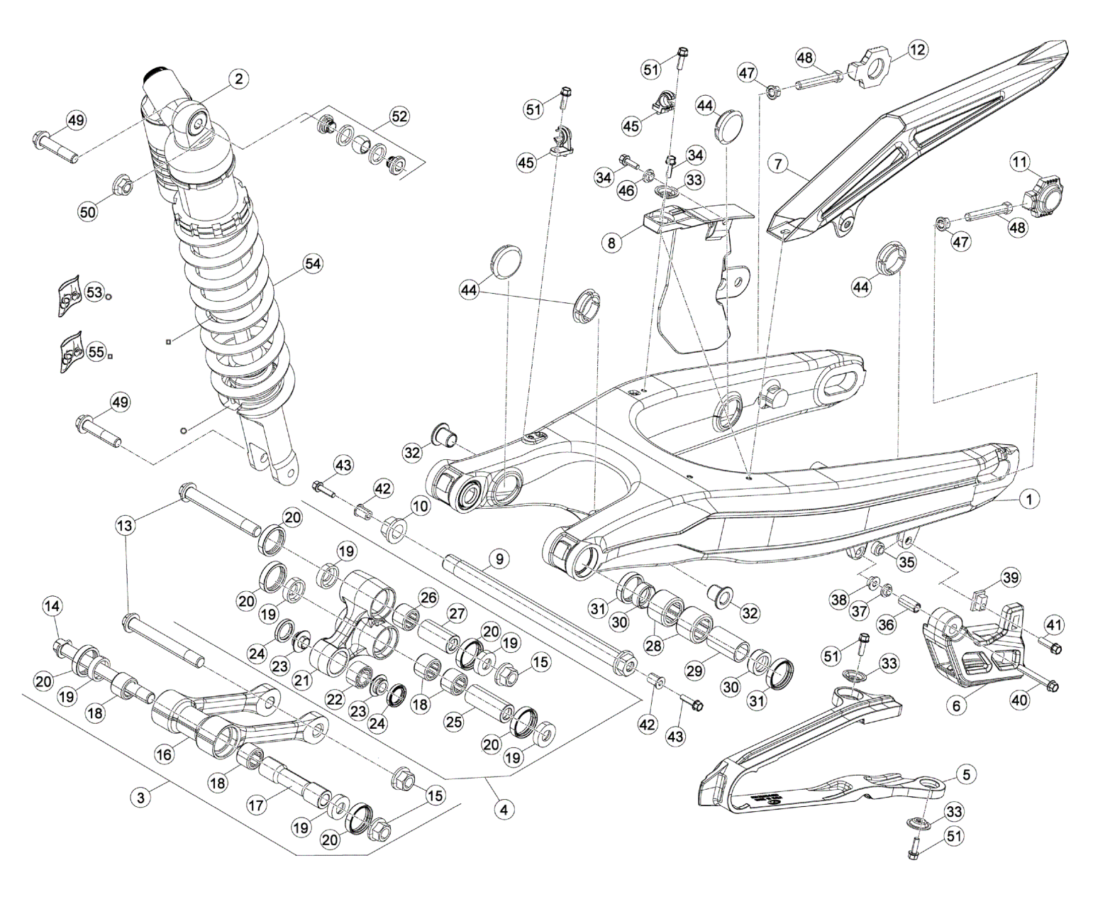 REAR SWING ARM