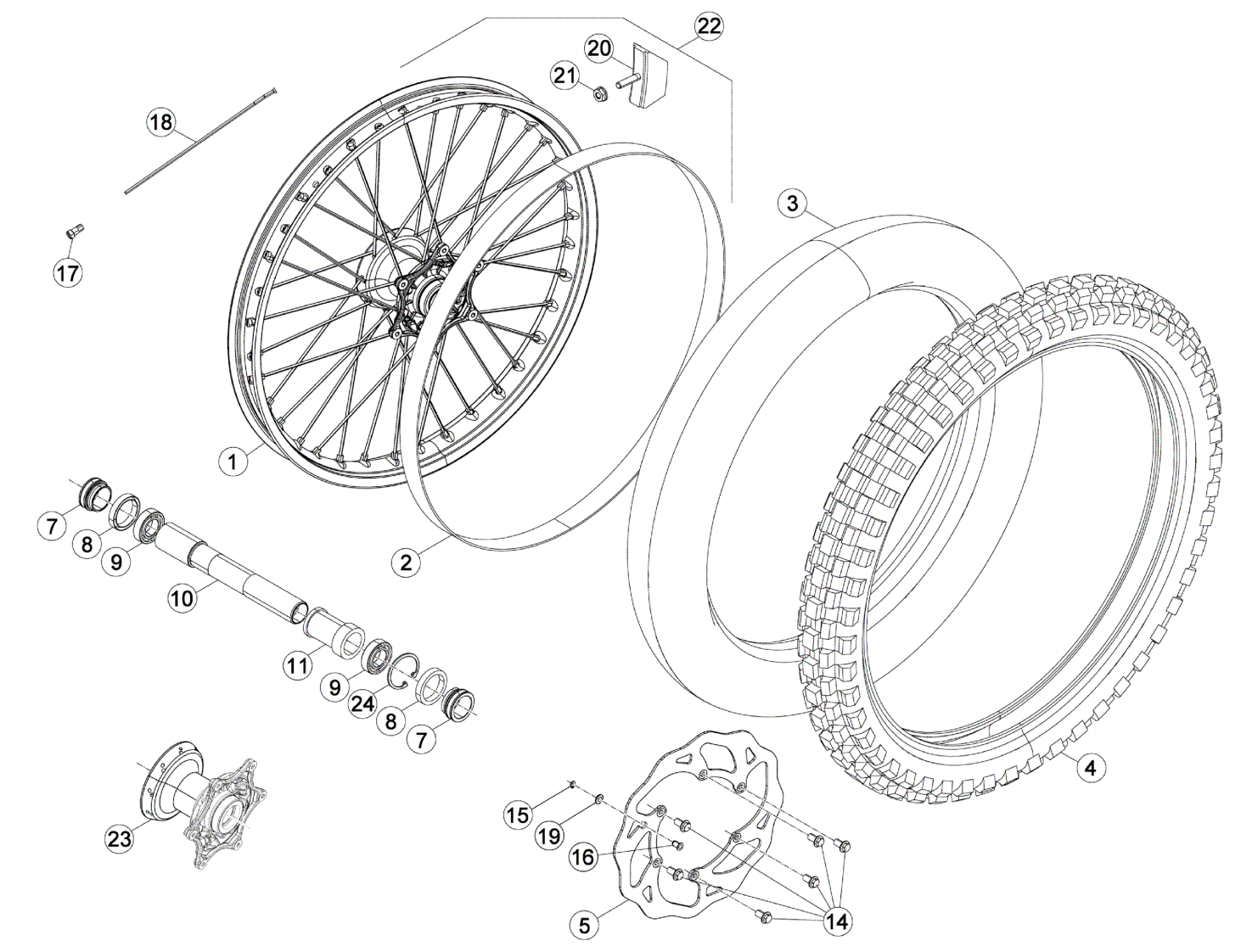 FRONT WHEEL