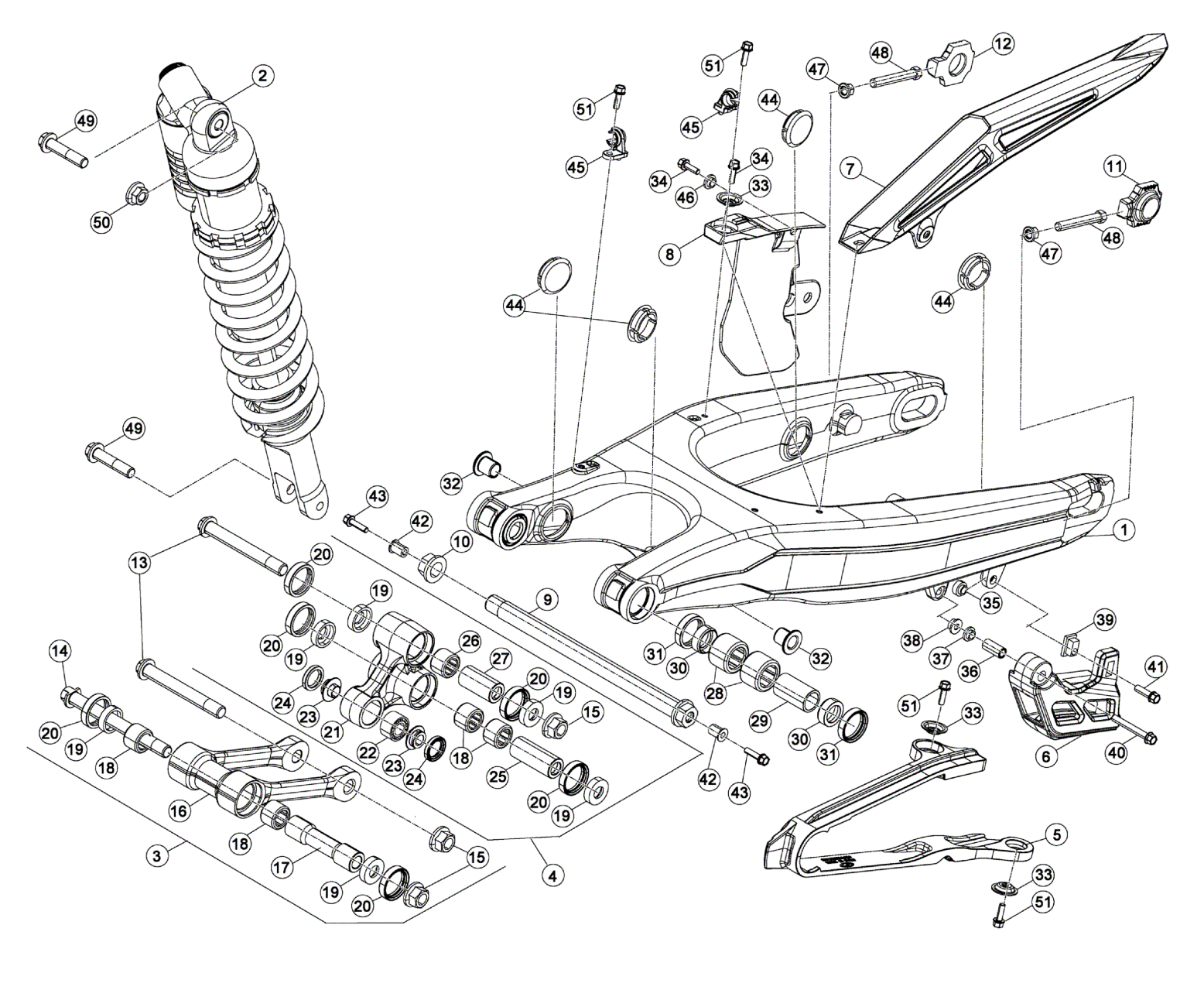 REAR SWING ARM