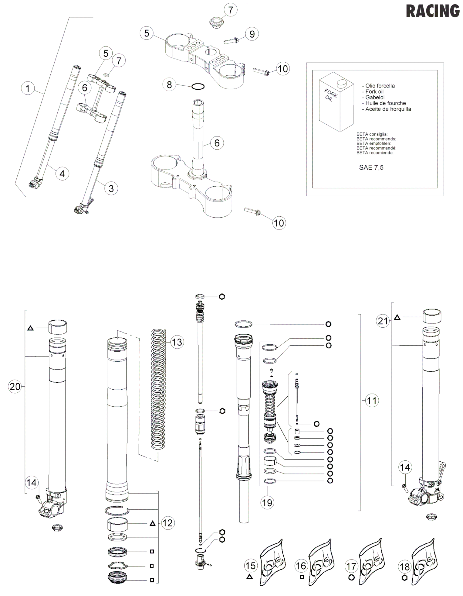 BETA OEM - Upper Sub Frame RR4t MY13 Black BETA OEM - Upper Sub Frame RR4t MY13 Black