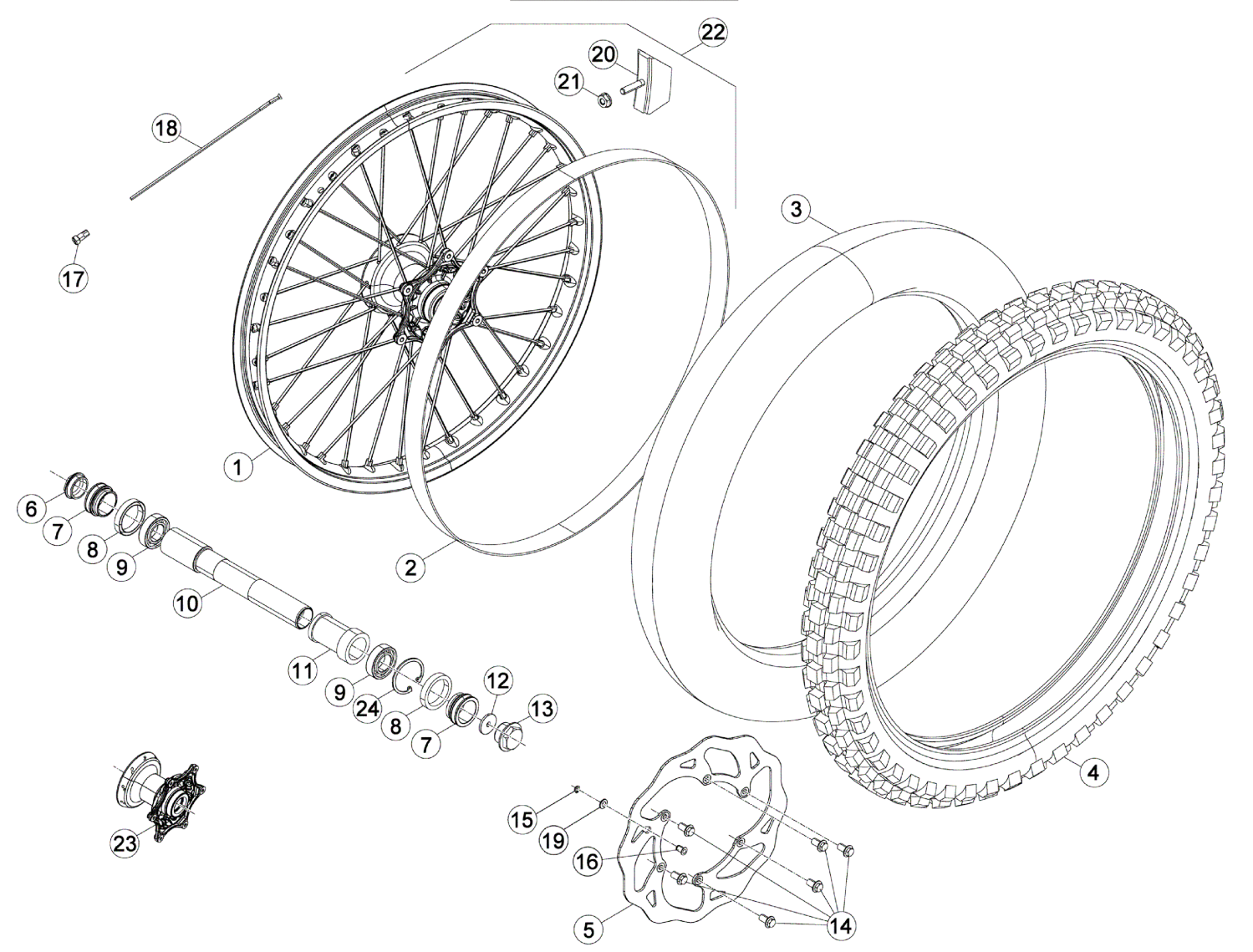 FRONT WHEEL