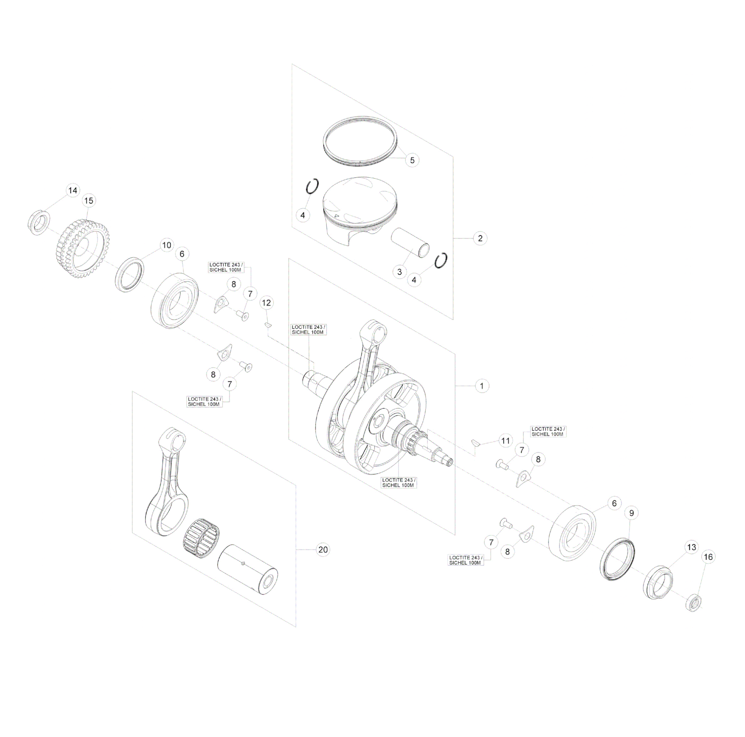 CRANKSHAFT - PISTON