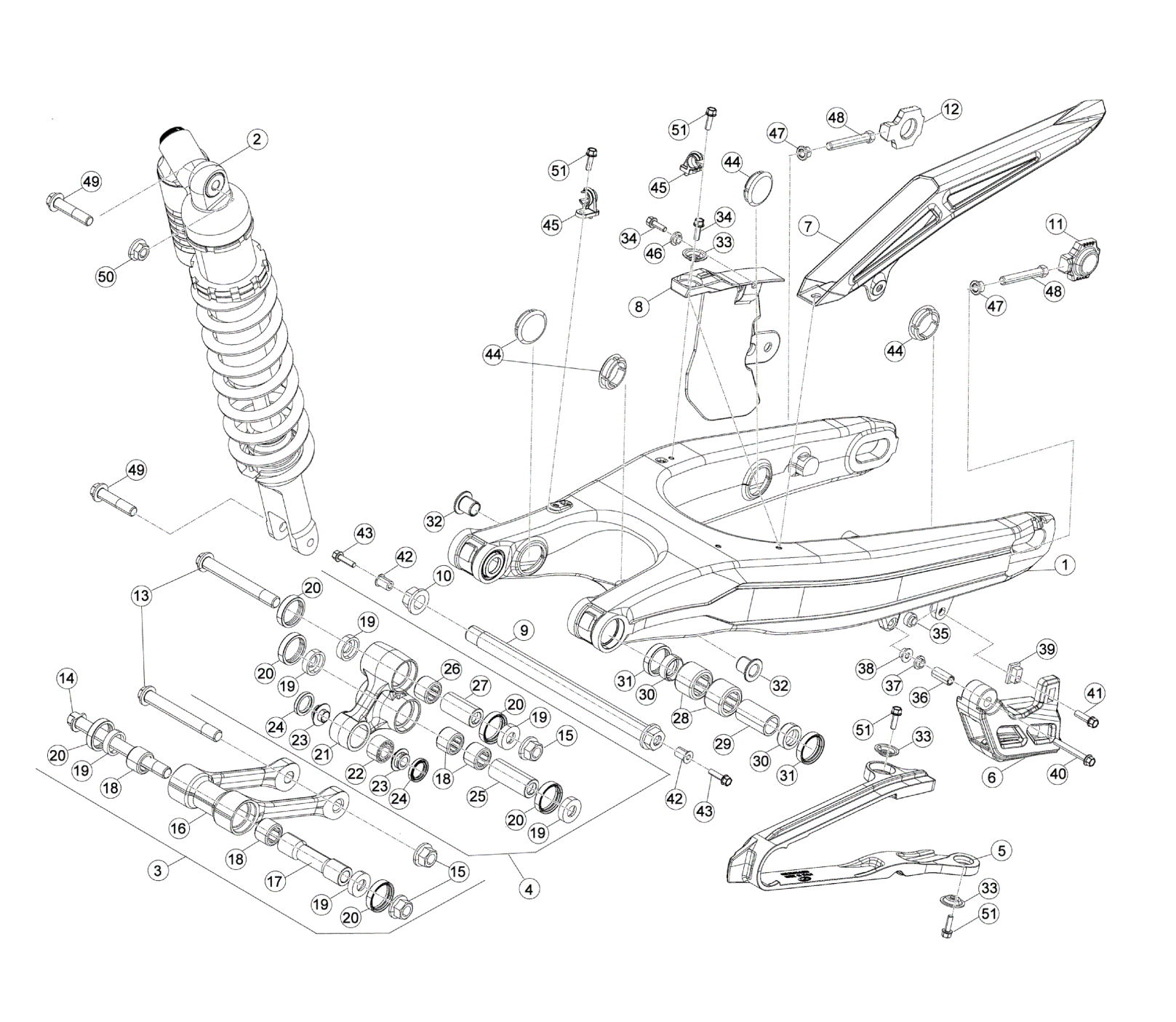 REAR SWING ARM