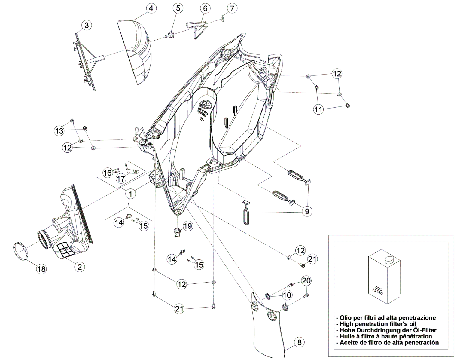 AIR BOX - REAR FENDER