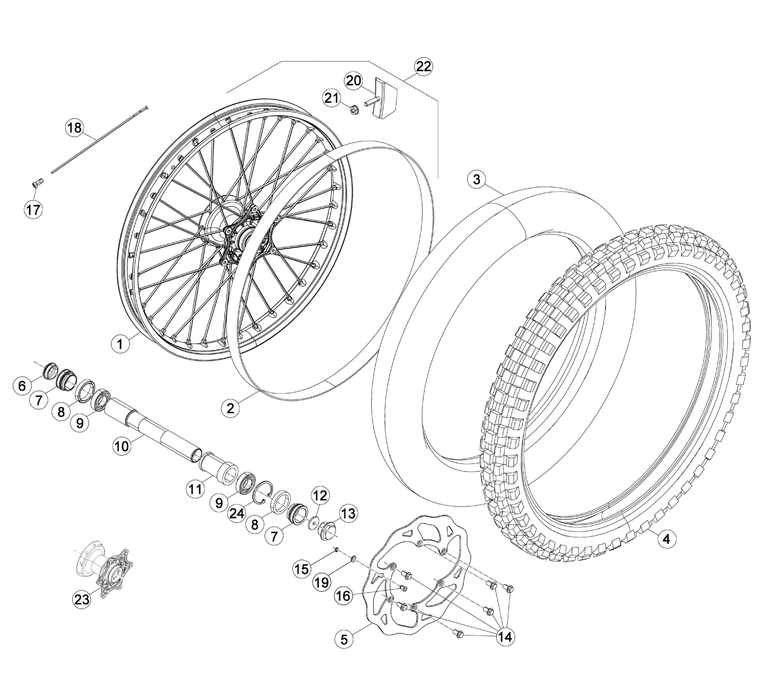 FRONT WHEEL