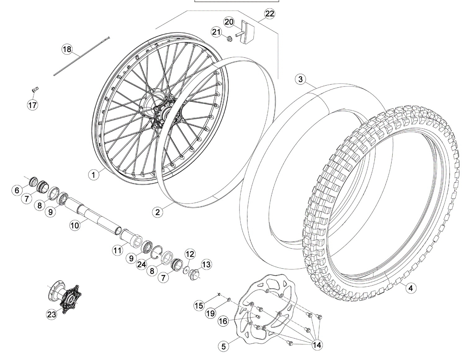 FRONT WHEEL