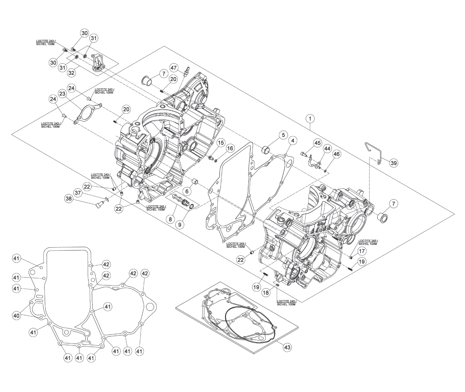 CRANKCASE CARTER