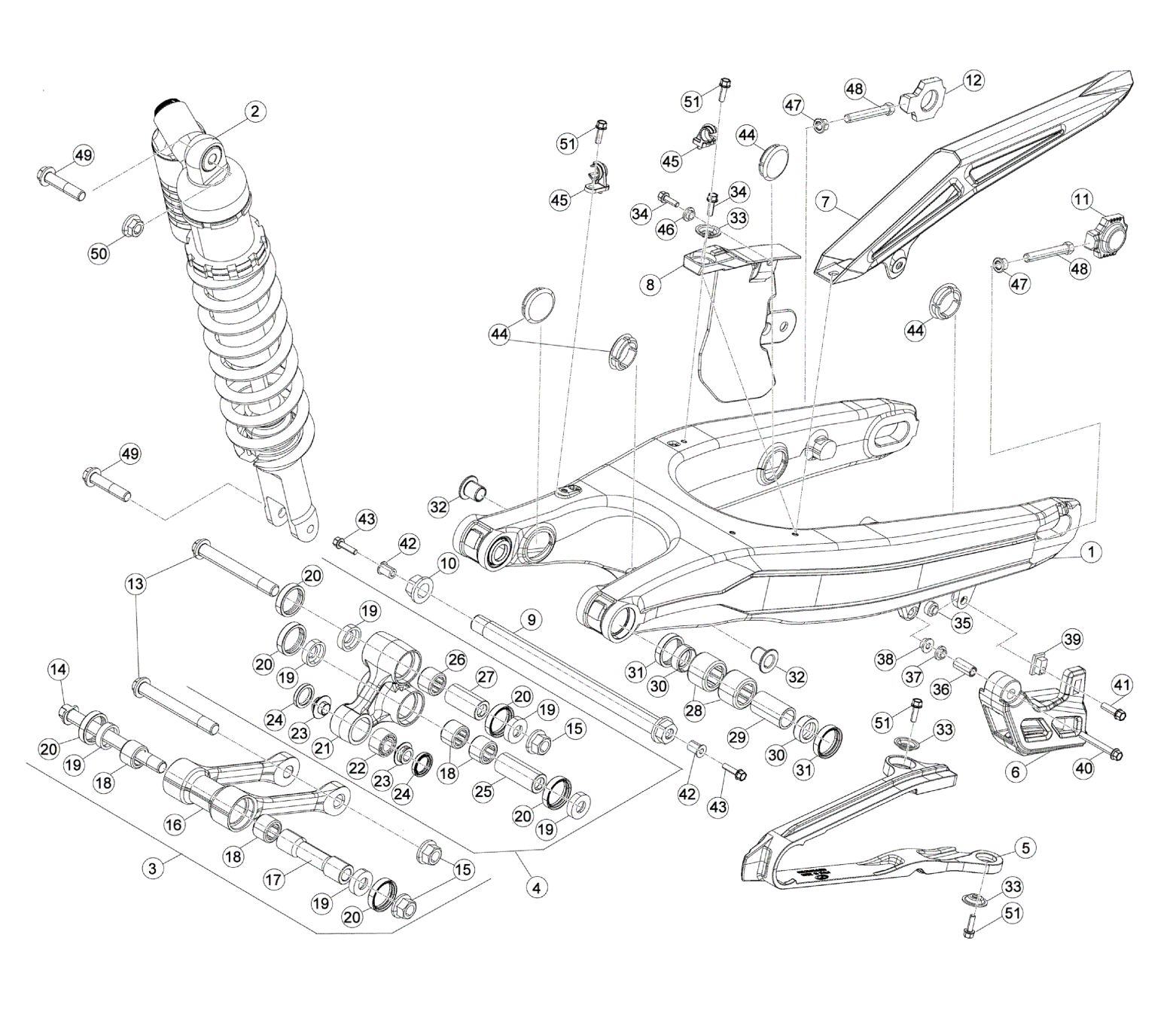 REAR SWING ARM