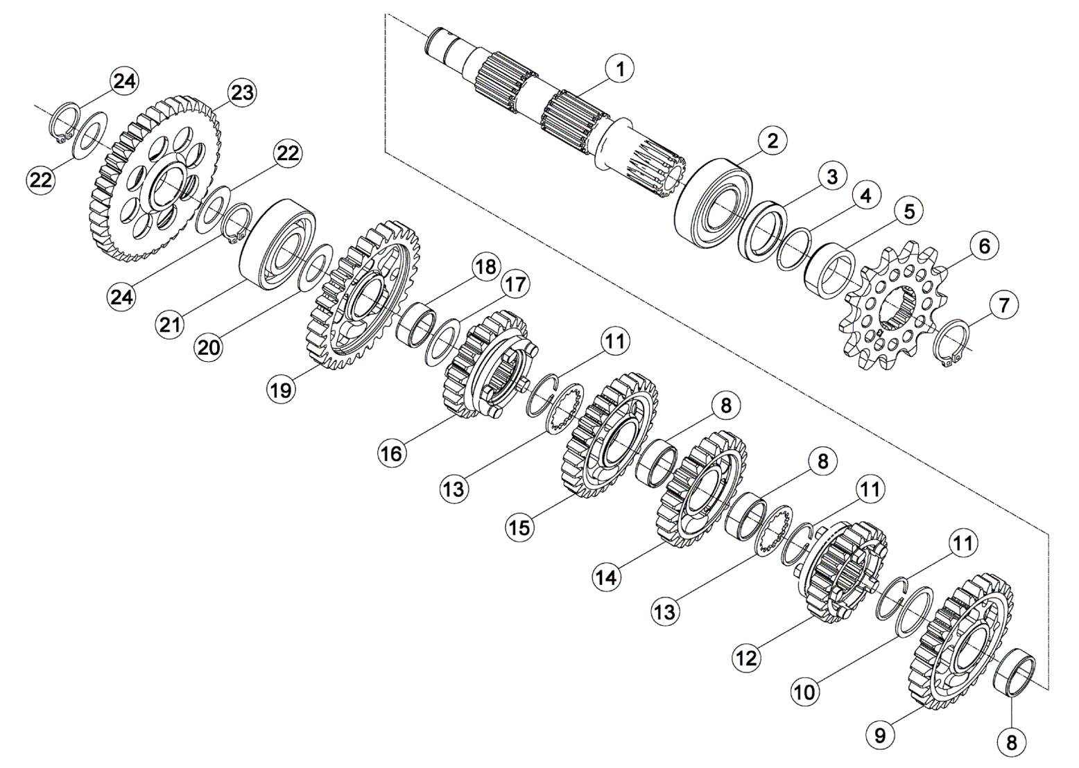 SECUNDAIRY GEARS