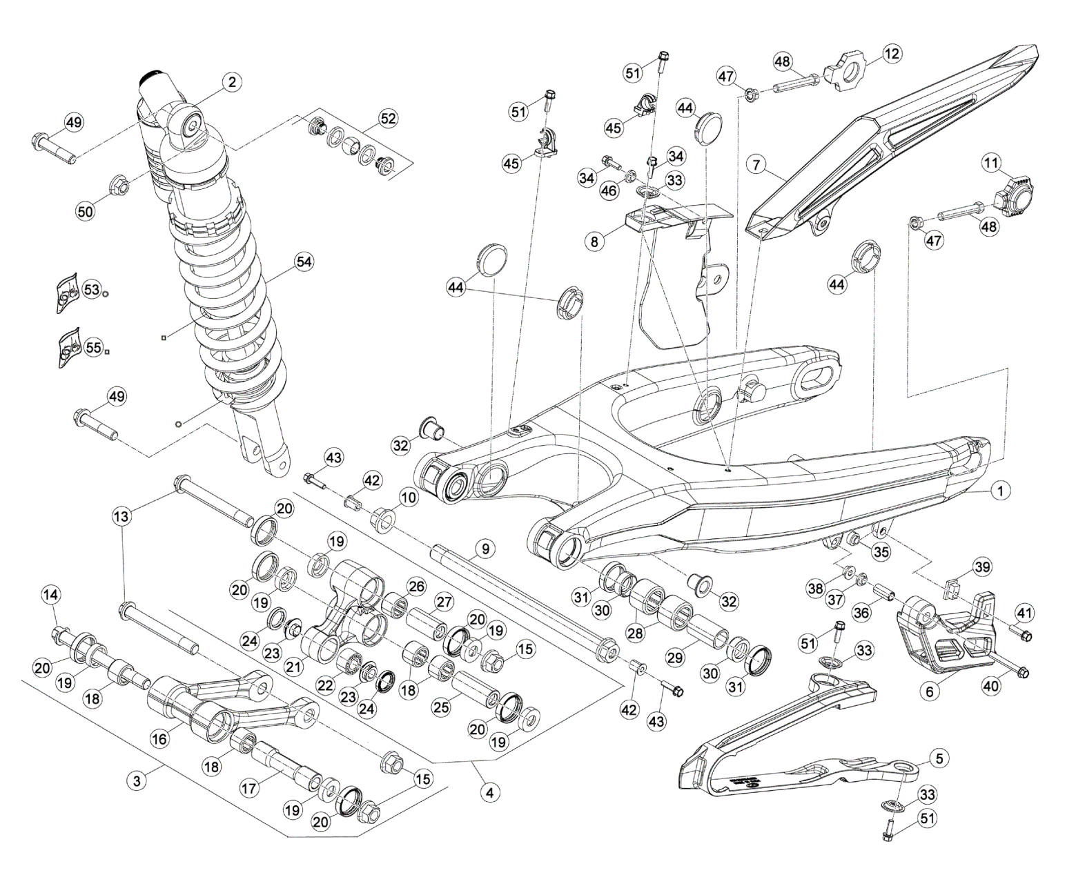 REAR SWING ARM