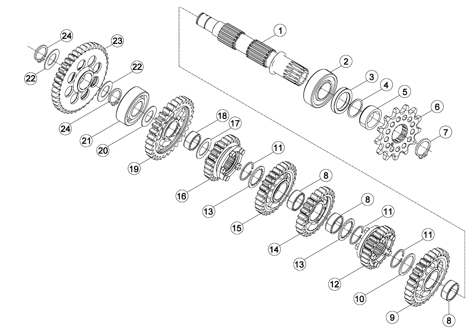 SECUNDAIRY GEARS