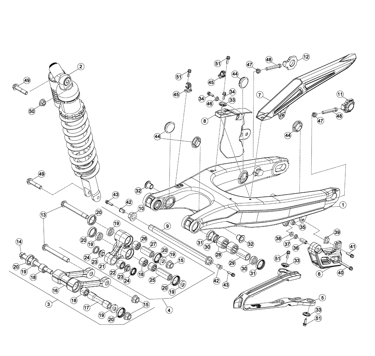 REAR SWING ARM