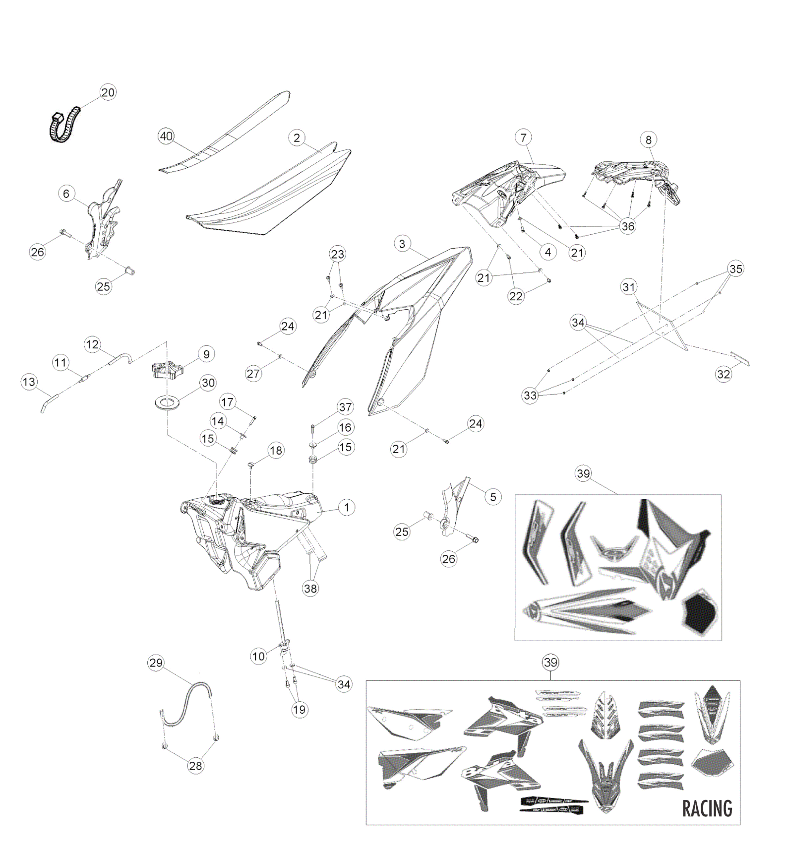 REAR BODY - FUELTANK