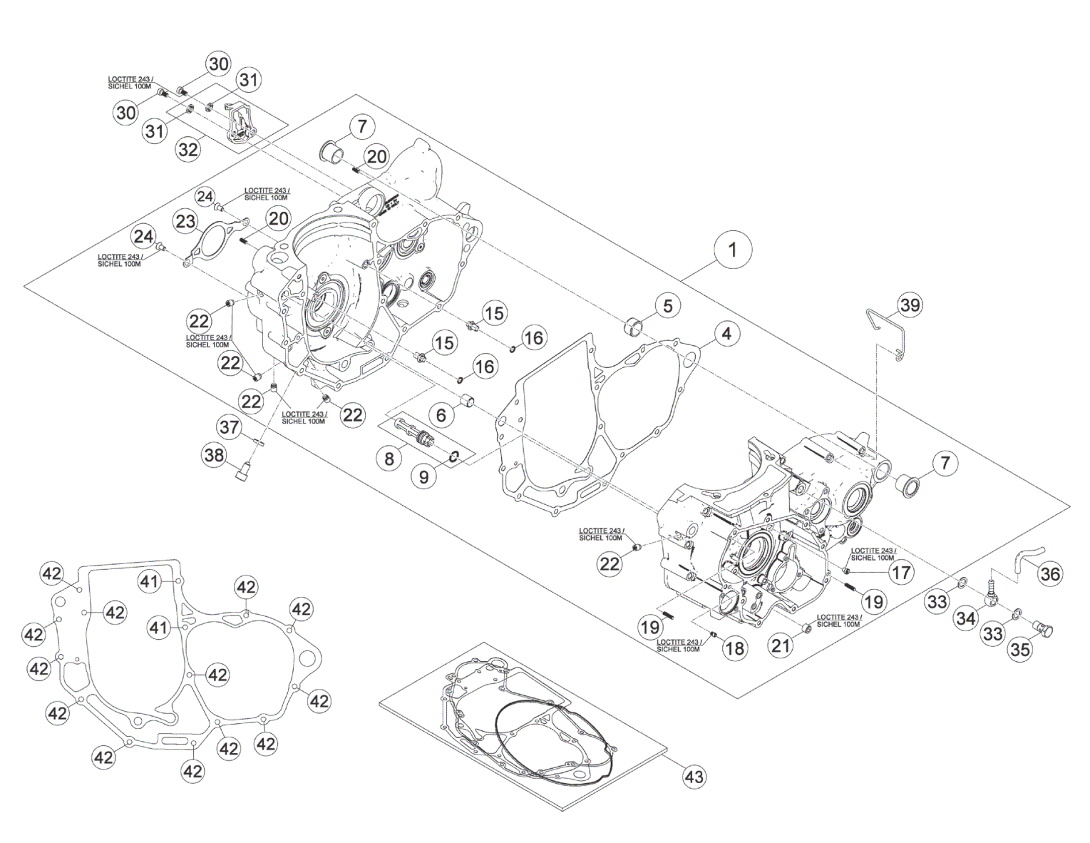 CRANKCASE CARTER