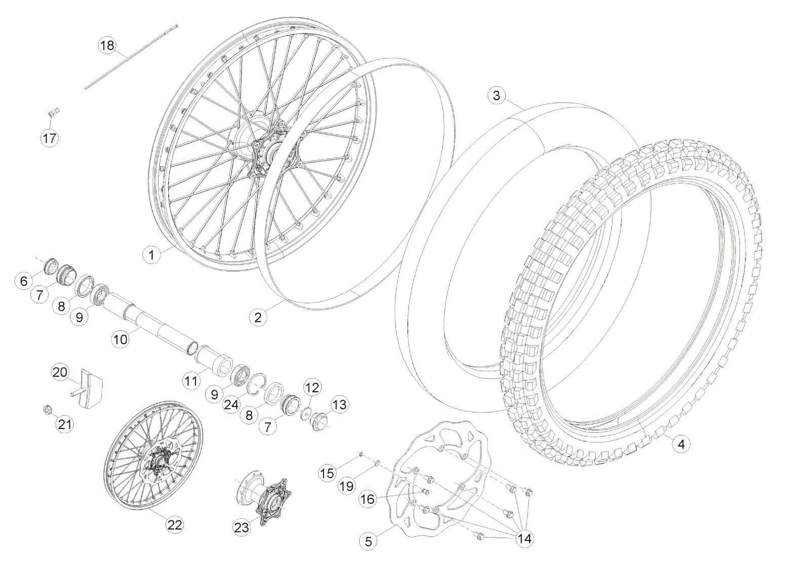 FRONT WHEEL