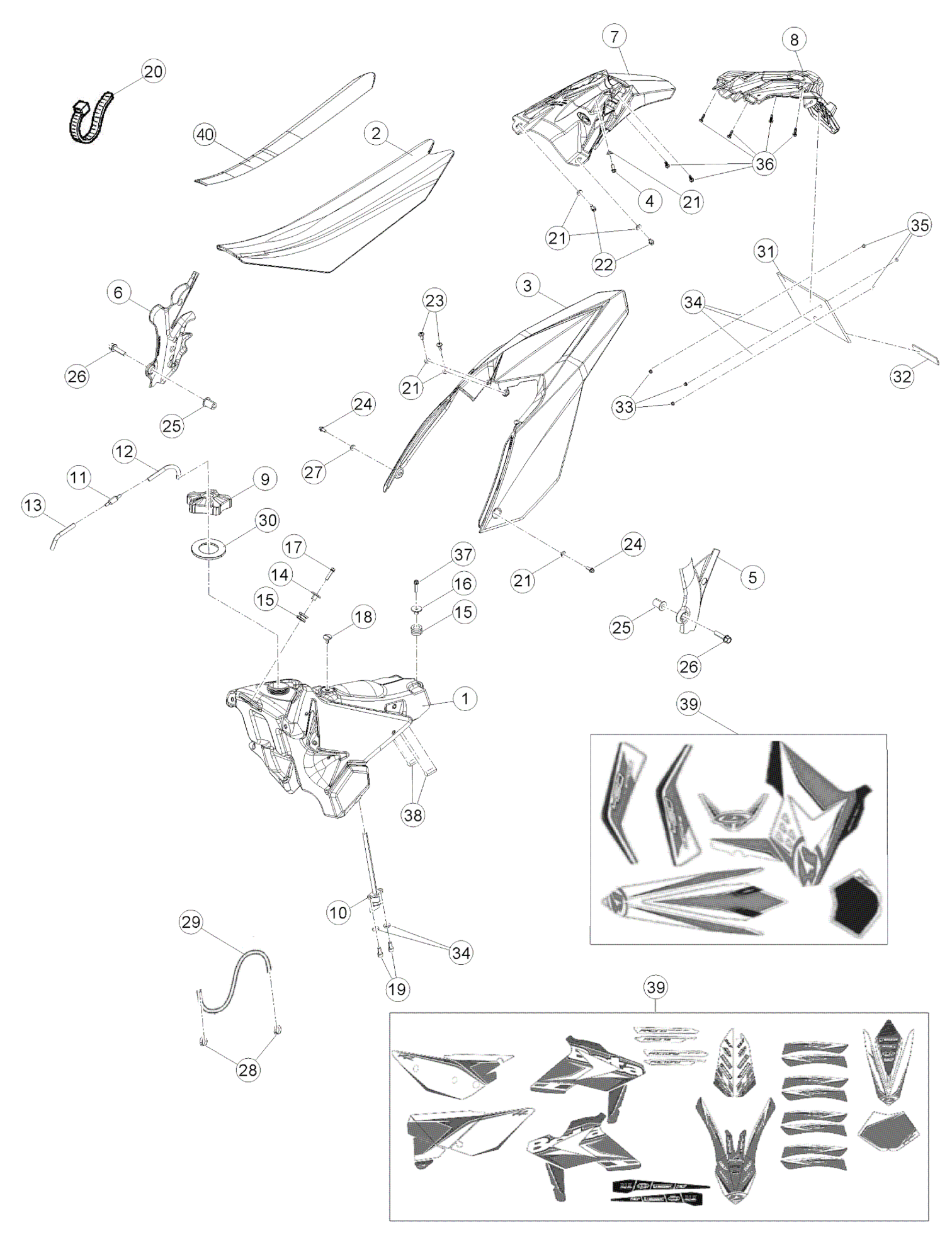 REAR BODY - FUELTANK