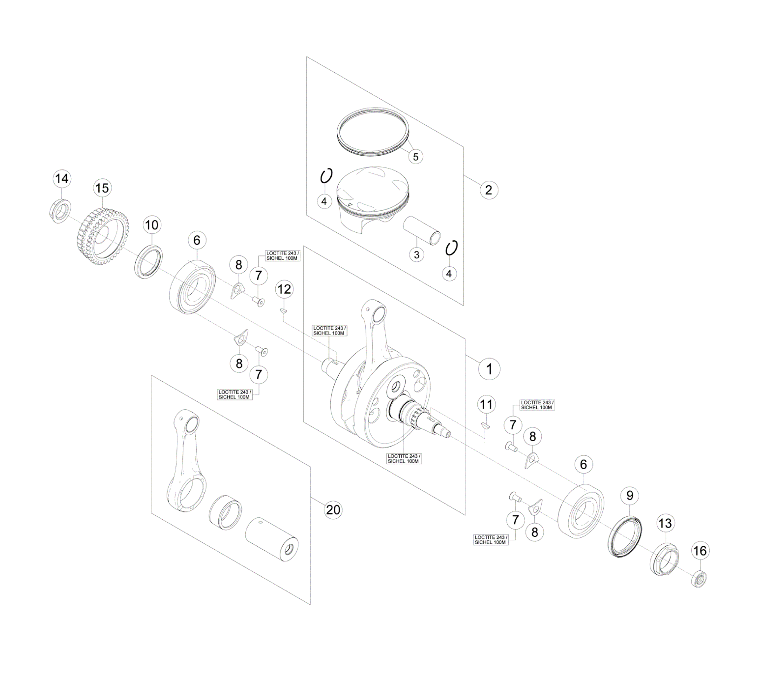 CRANKSHAFT - PISTON