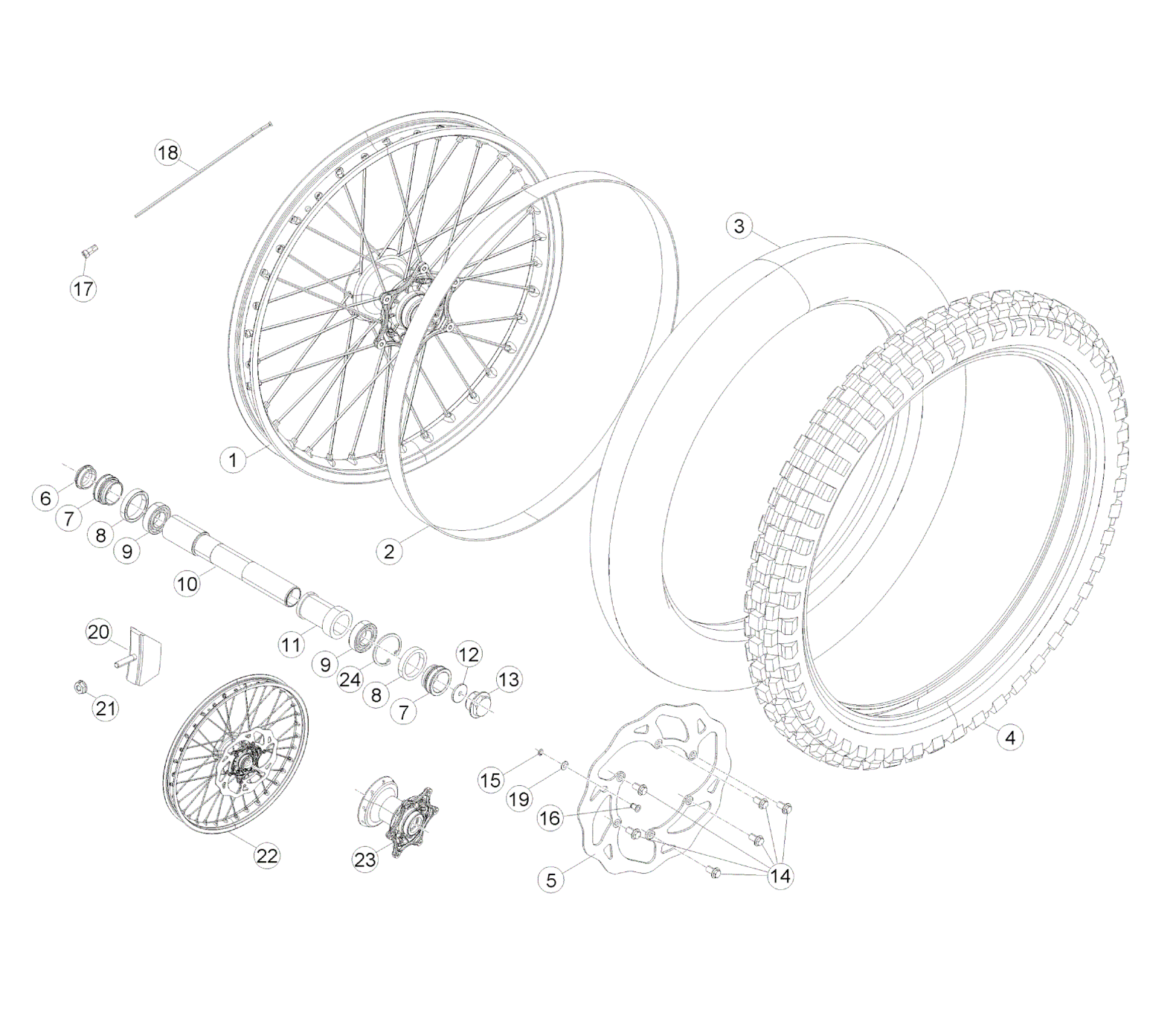 FRONT WHEEL