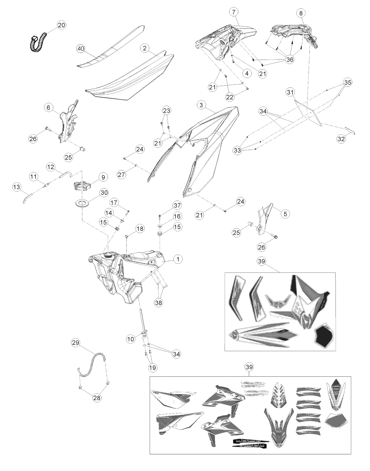 REAR BODY - FUELTANK