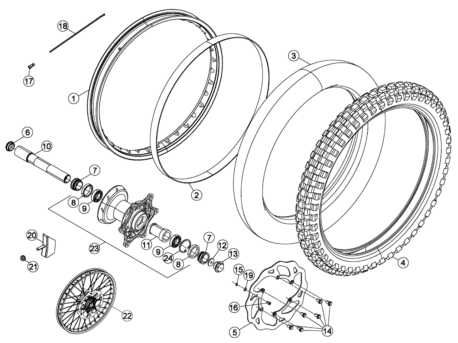 FRONT WHEEL