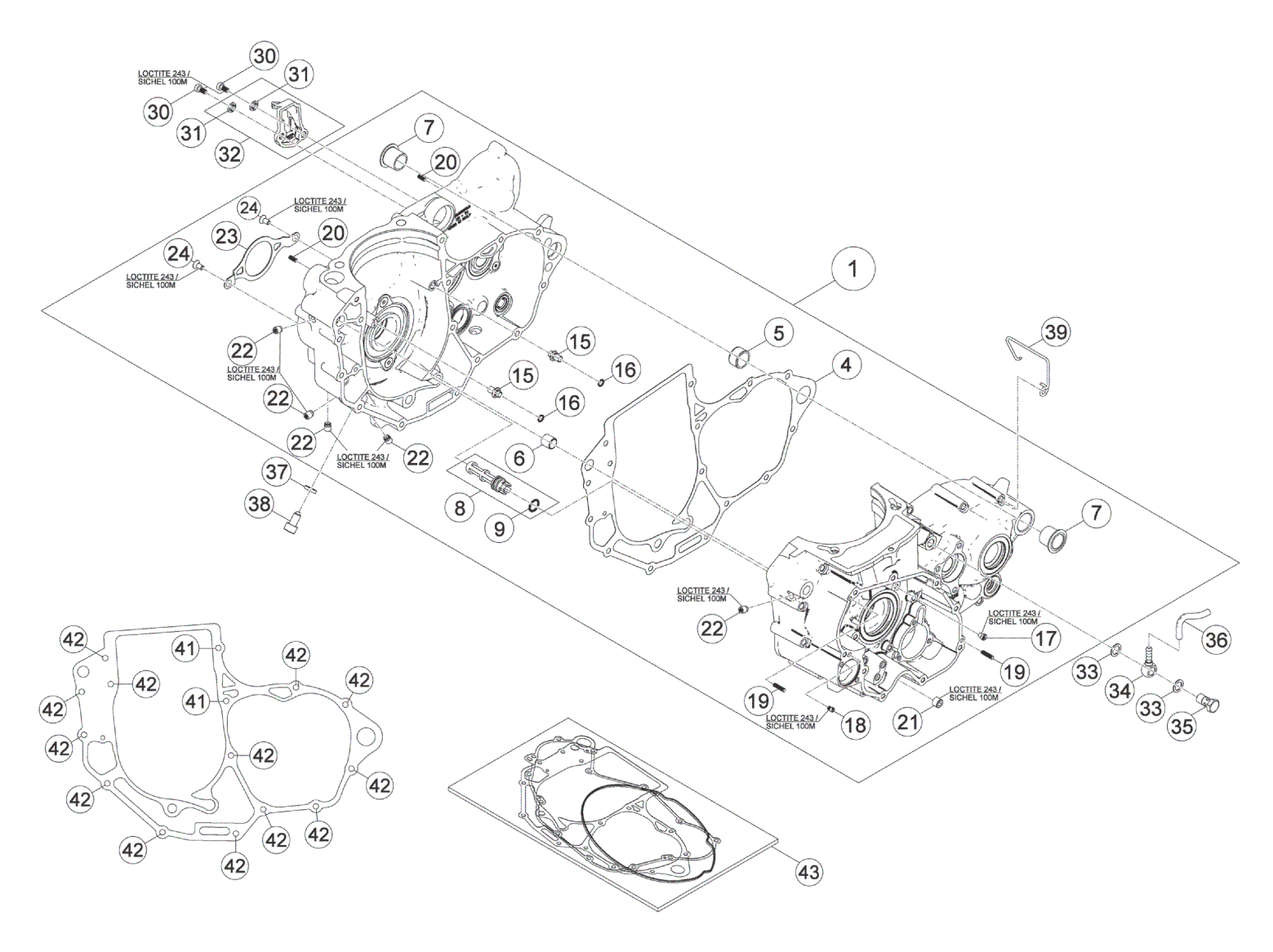 CRANKCASE CARTER