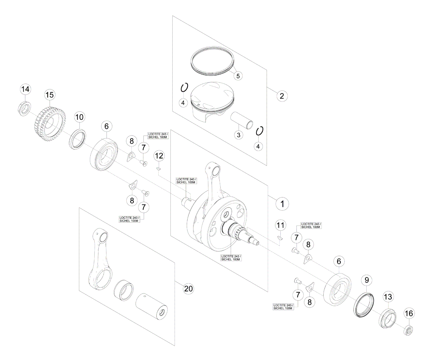 CRANKSHAFT - PISTON