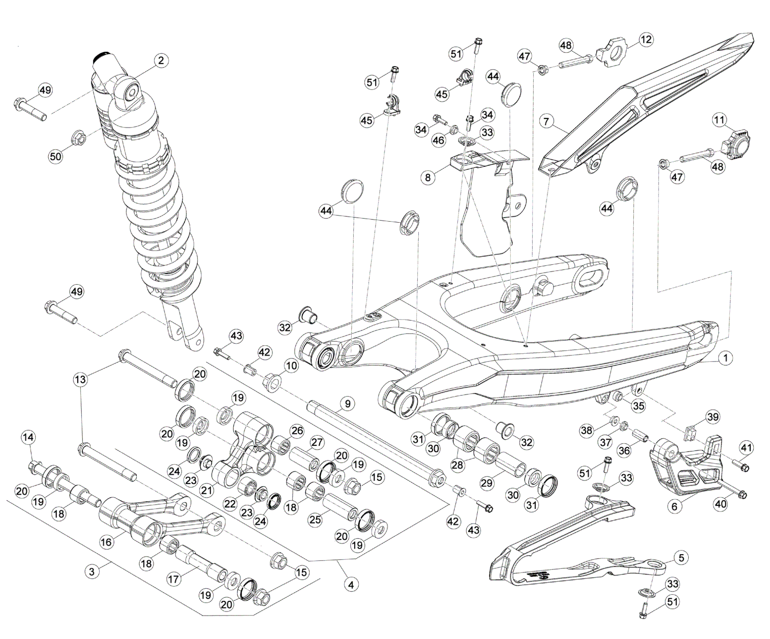 REAR SWING ARM