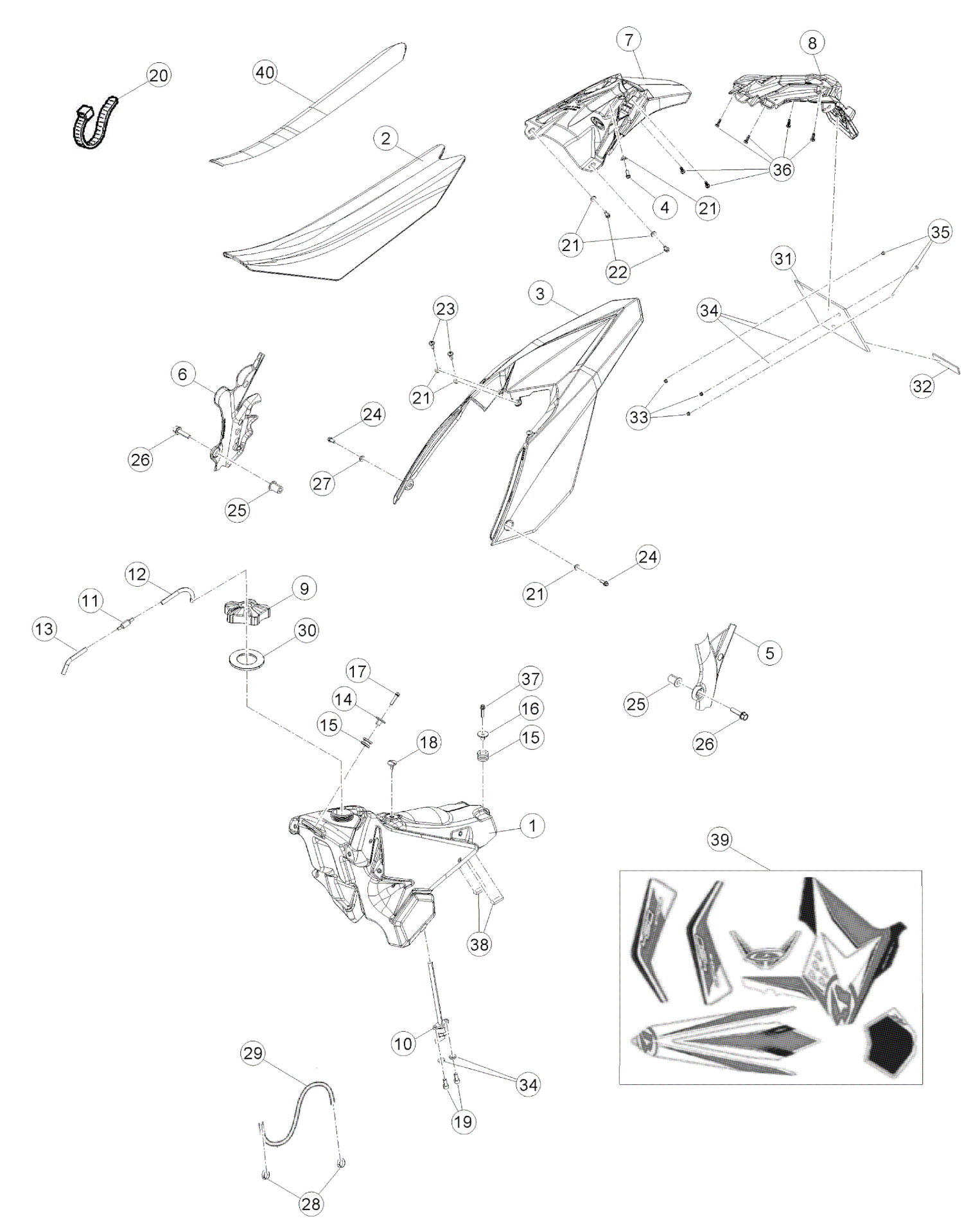 REAR BODY - FUELTANK