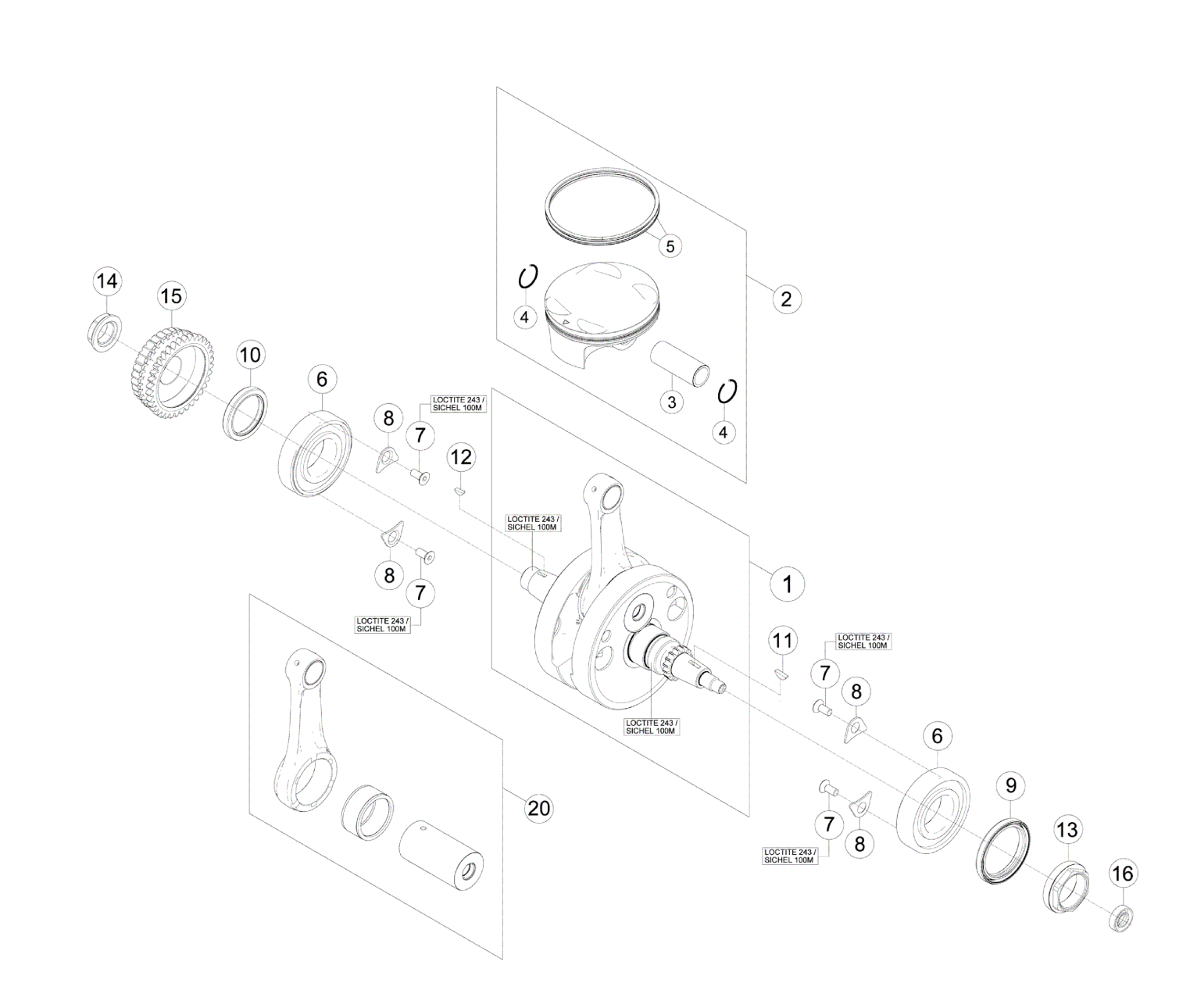 CRANKSHAFT - PISTON