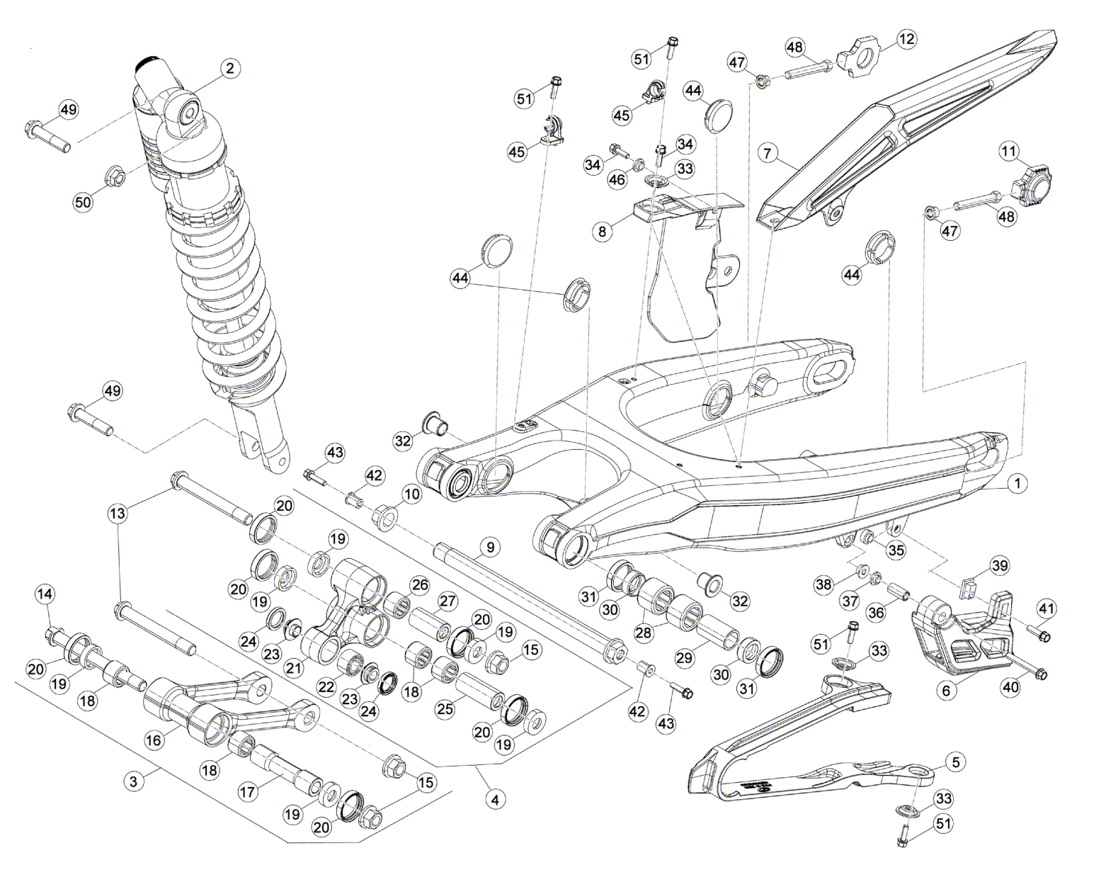 REAR SWING ARM