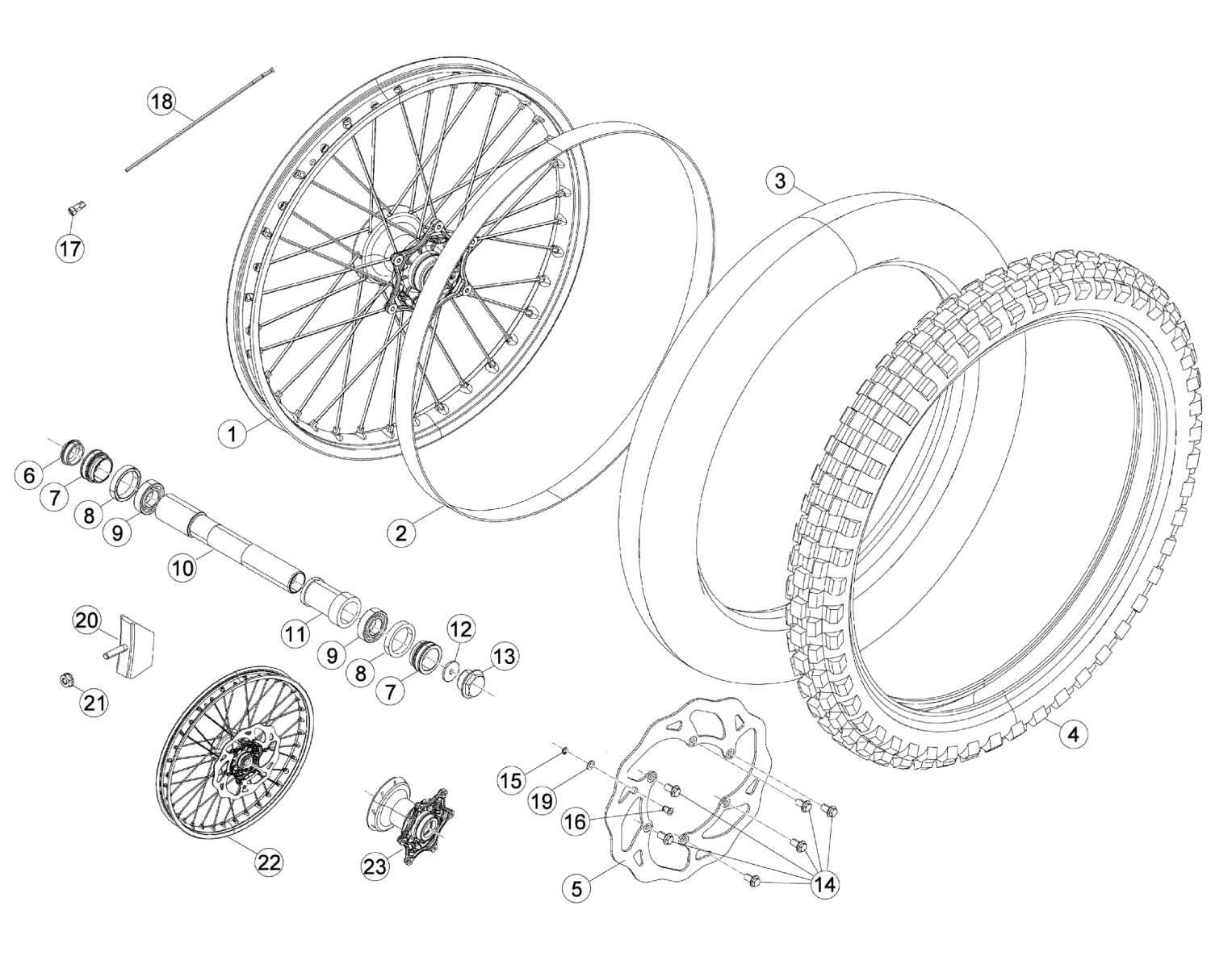 FRONT WHEEL