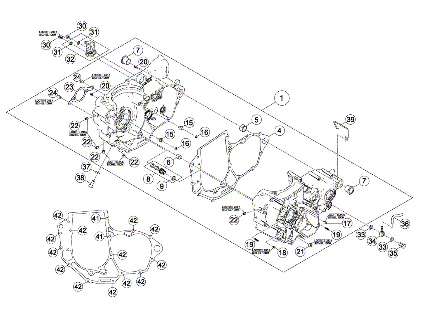 CRANKCASE CARTER