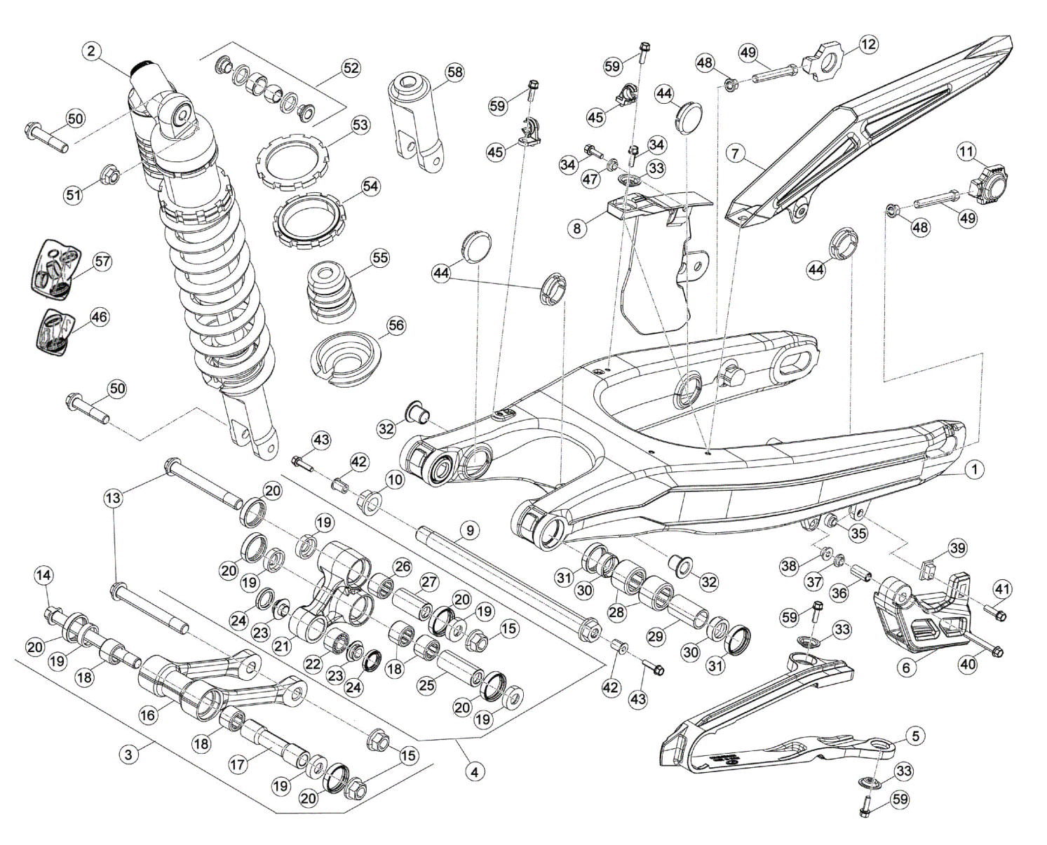 REAR SWING ARM