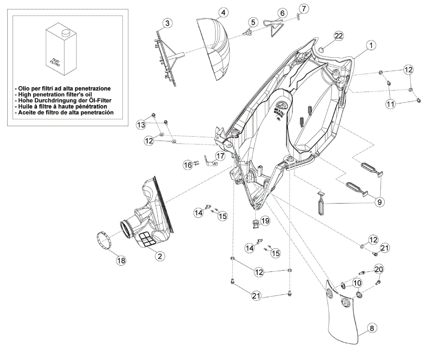 AIR BOX - REAR FENDER