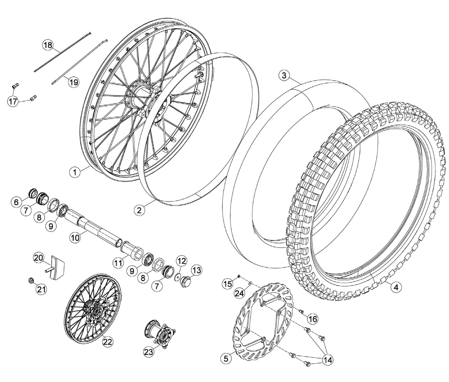 FRONT WHEEL