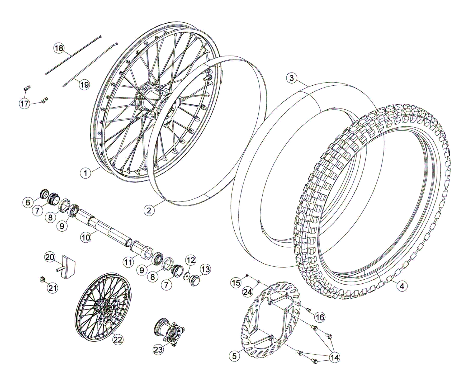 FRONT WHEEL