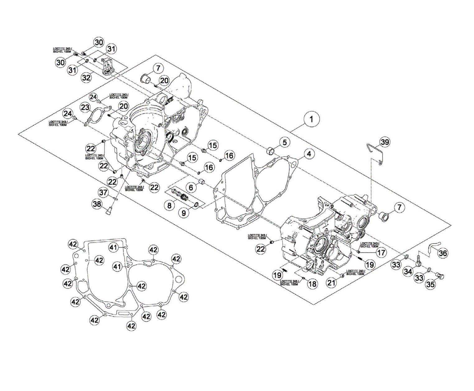 CRANKCASE CARTER