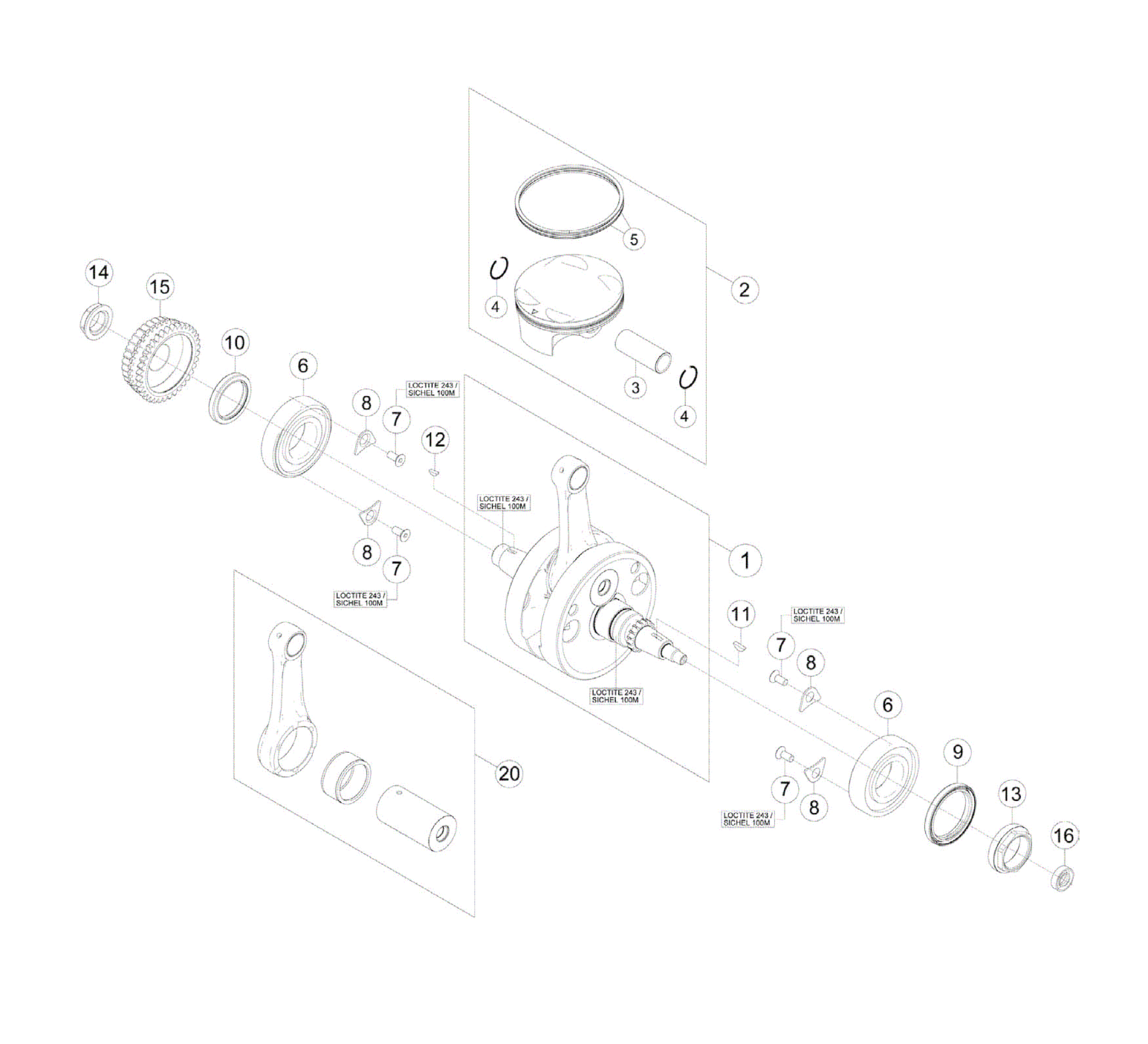 CRANKSHAFT - PISTON