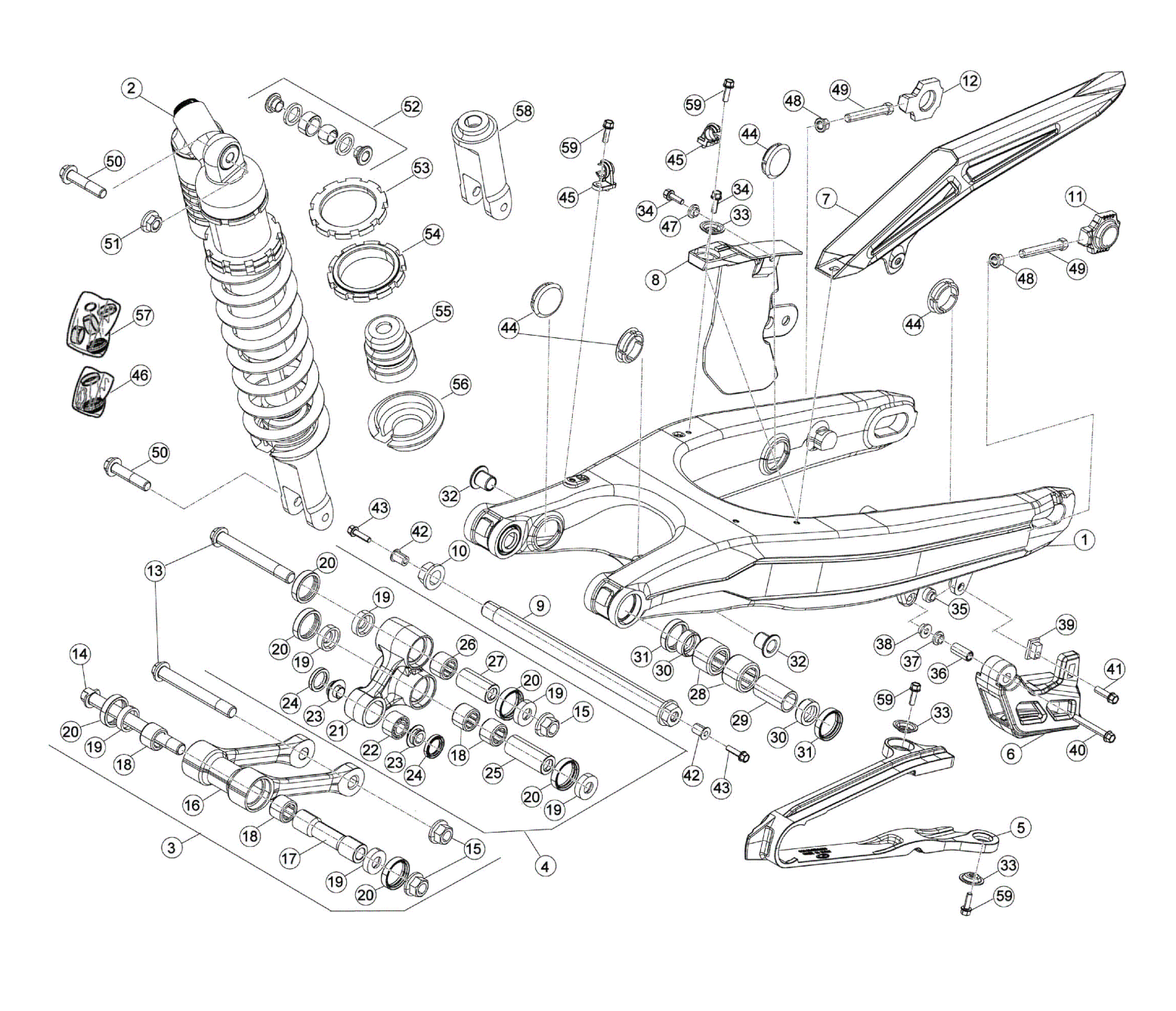 REAR SWING ARM