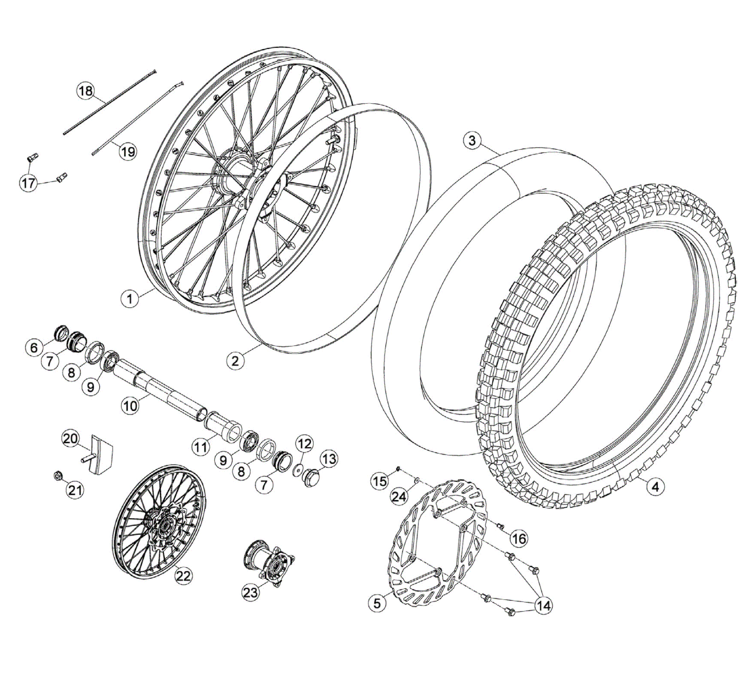 FRONT WHEEL