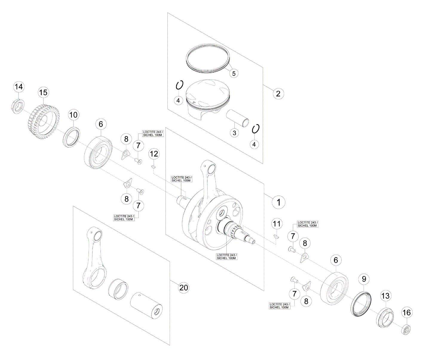CRANKSHAFT - PISTON