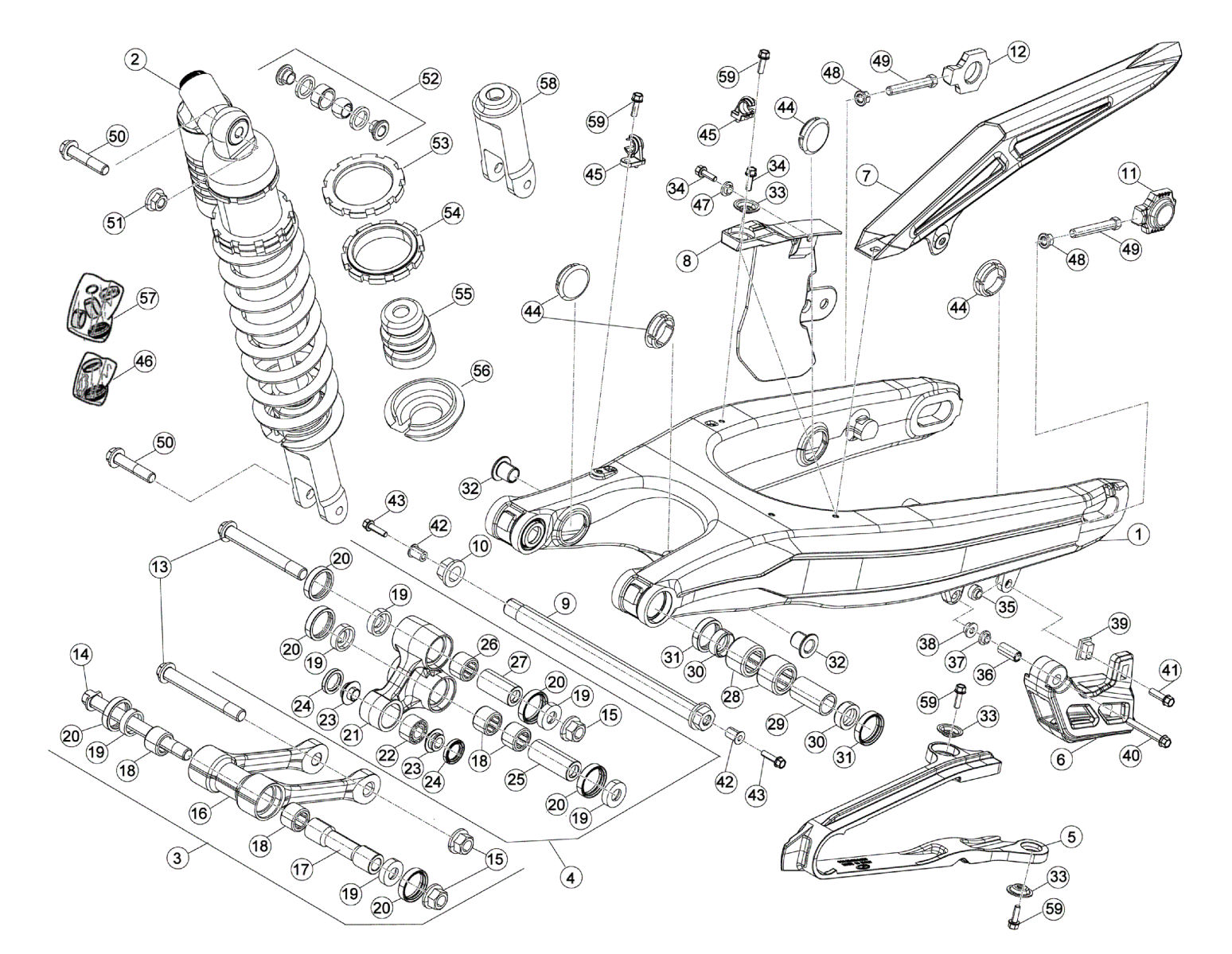 REAR SWING ARM