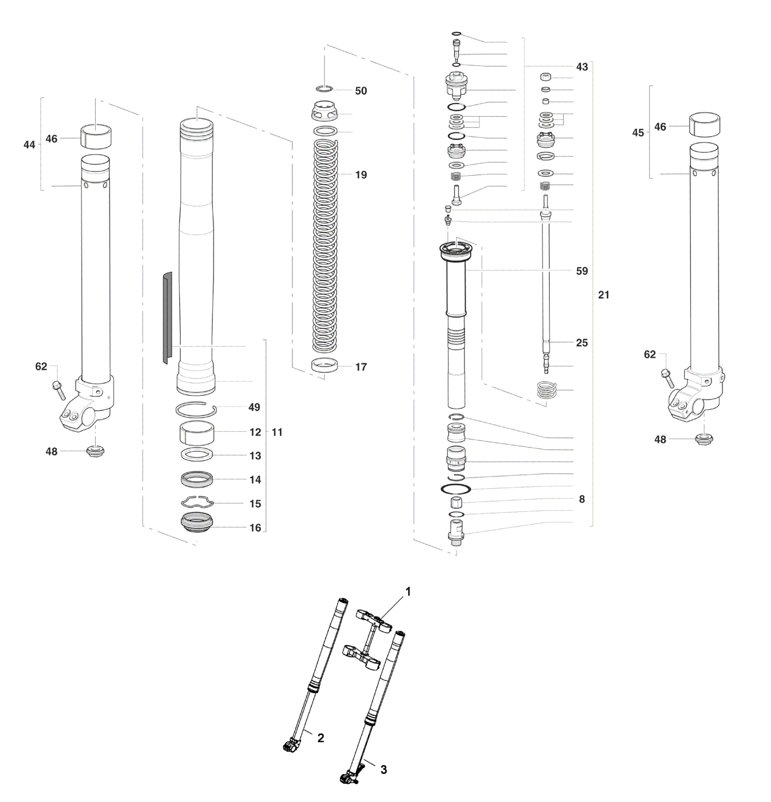 FRONT FORK (RACE)