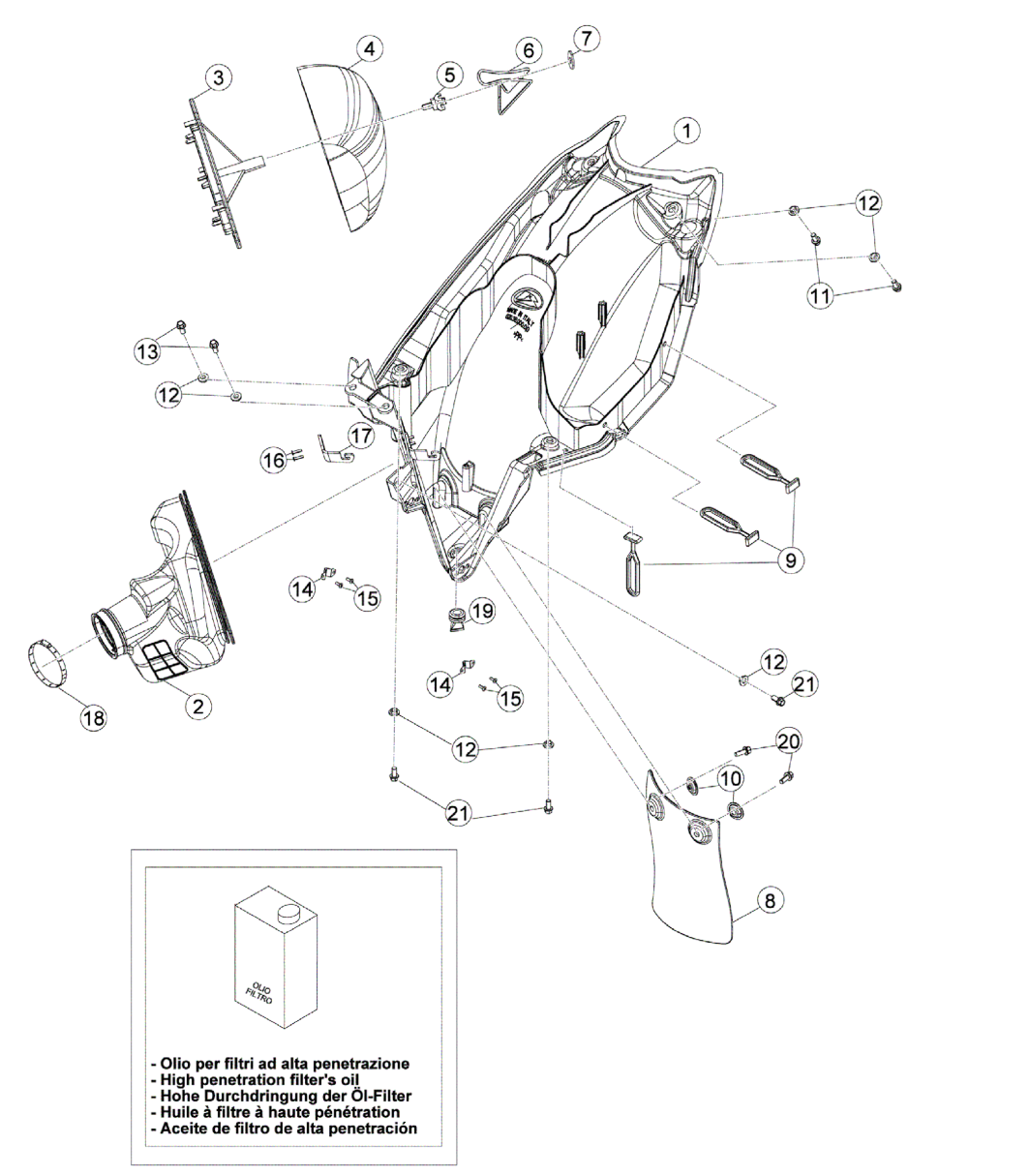AIR BOX - REAR FENDER