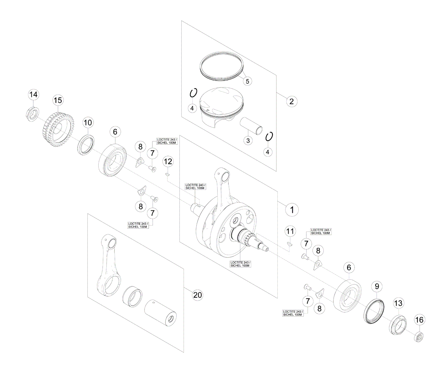 CRANKSHAFT - PISTON