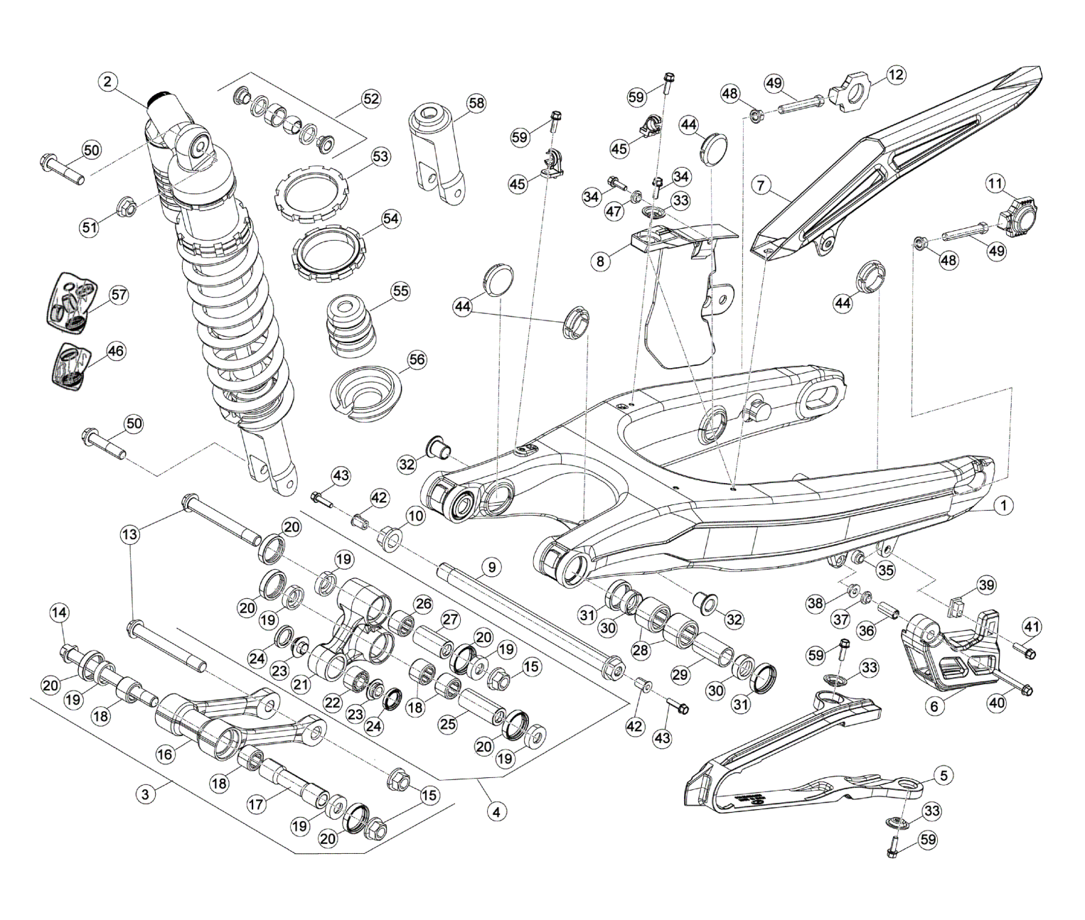 REAR SWING ARM