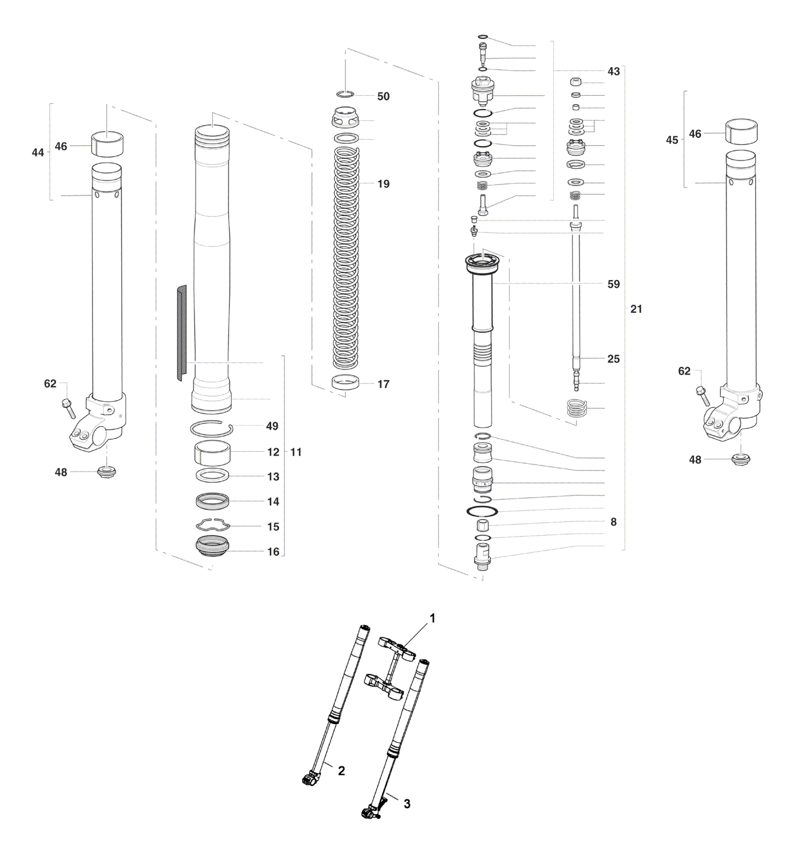 FRONT FORK (RACE)