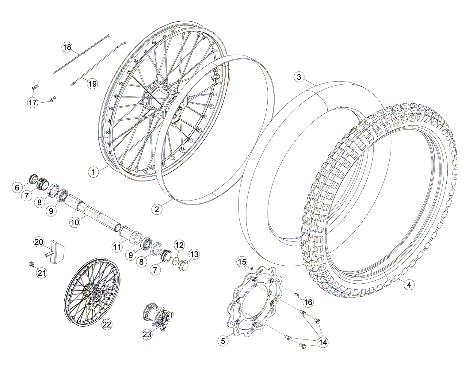 FRONT WHEEL