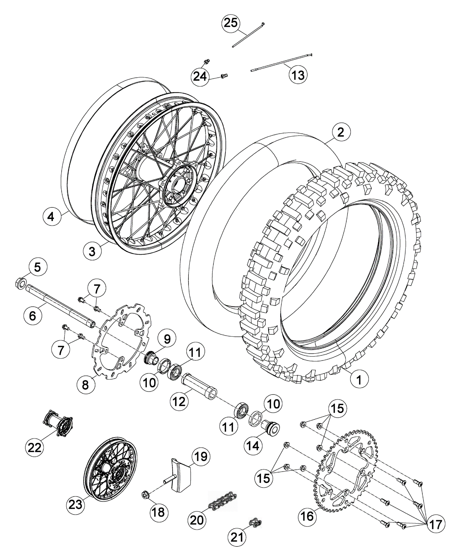 Beta OEM - REAR WHEEL INNER SPACER Beta OEM - REAR WHEEL INNER SPACER